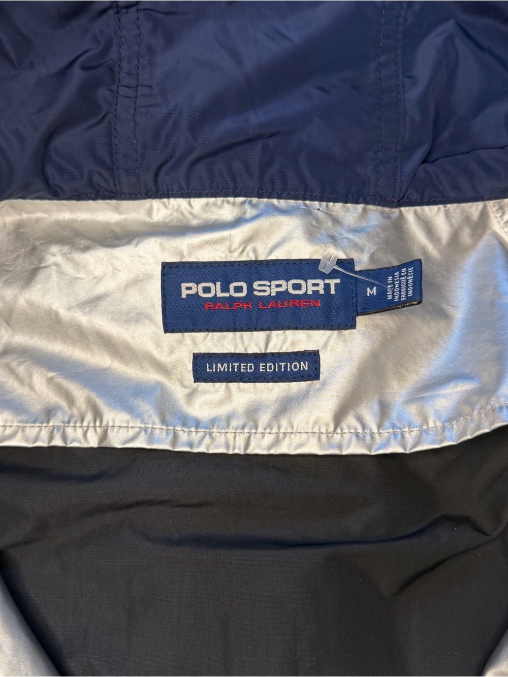 Polo Sport Ralph Lauren Limited Edition Olympic Windbreaker Silver Men’s Medium - Picture 4 of 5
